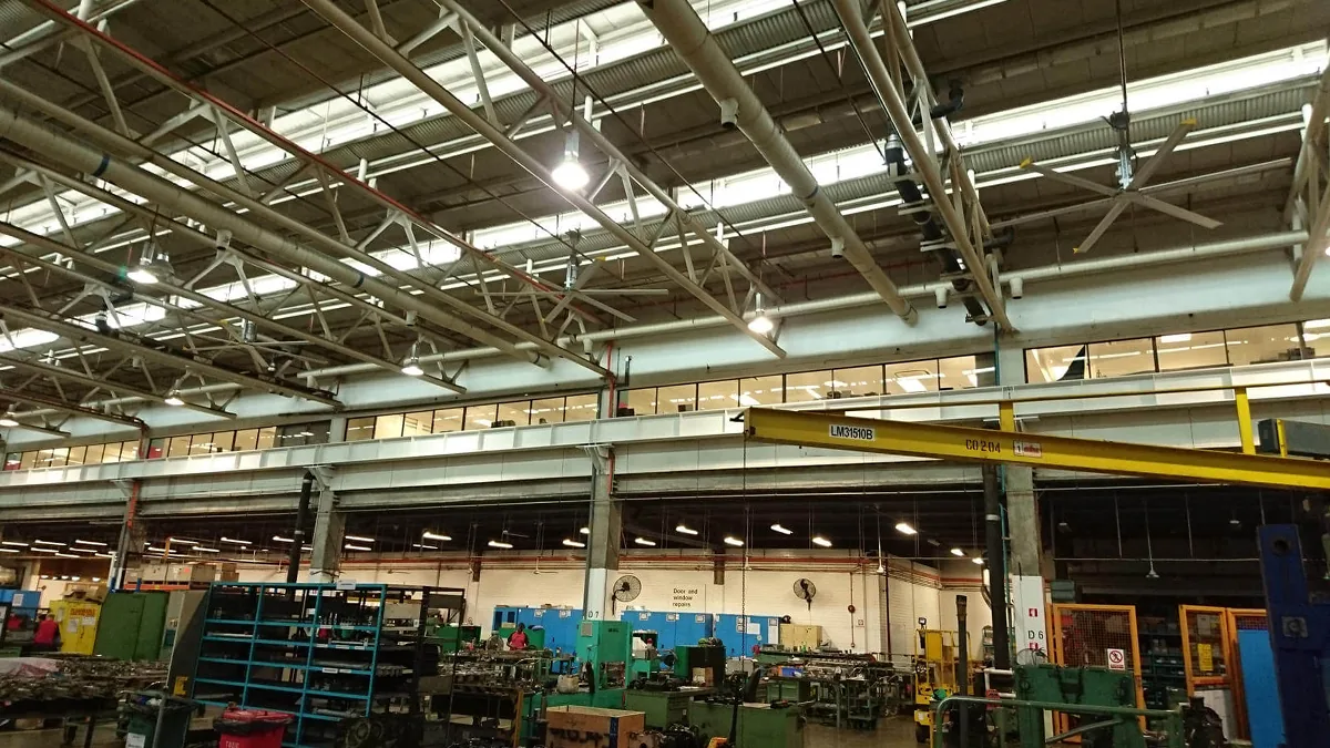 Ventilación para centros de distribución